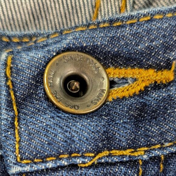 Vans Mens V46 Taper Slim Straight Jeans White Oak Cone Denim Skateboarding 32x32 - Picture 4 of 15